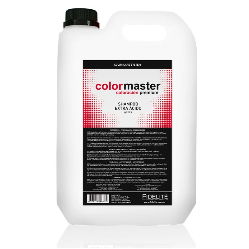 FIDELITE SHAMPOO EXTRA ACIDO X 5000 ML.